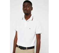 Vêtements Tommy Hilfiger Collar Placement Reg Polo pour Homme M Blanc