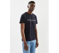 Tommy Hilfiger T-shirt homme Core Tommy Logo col ras-du-cou bleu (Sky Captain) M