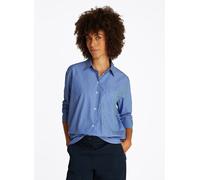 Tommy Hilfiger Ess Poplin Regular Fit Long Sleeve Shirt Blue Taille: 38 | Chemisiers Outlet | Femme | Bleu
