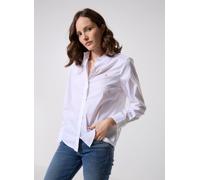 Vêtements Tommy Hilfiger Ess Poplin Regular S WW0WW44084 pour Femme 38 Blanc