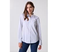 Tommy Hilfiger Chemise Femme Poplin Regular avec Col Pointu, Multicolore (Classic Ithaka STP Breezy Blue), 44