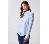 Vêtements Tommy Hilfiger Ess Poplin Regular S WW0WW47169C1O pour Femme 42 Bleu