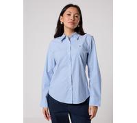Tommy Hilfiger Chemise Femme Poplin Regular avec Col Pointu