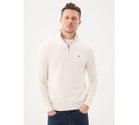 Vêtements Tommy Hilfiger Essential Cotton Zip MW0MW37331 pour Homme L Blanc