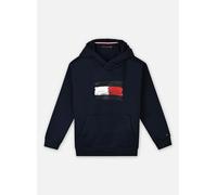 Vêtements Tommy Hilfiger Flag Hoodie KB0KB10112 pour Enfant 12A Bleu