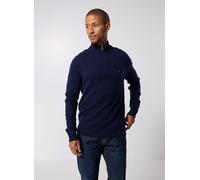 Vêtements Tommy Hilfiger Lambswool Zip Mock MW0MW36536 pour Homme L Bleu