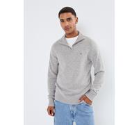 Vêtements Tommy Hilfiger Lambswool Zip Mock MW0MW36536 pour Homme L Gris