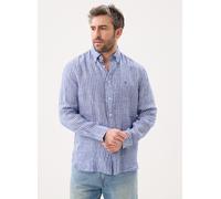 Vêtements Tommy Hilfiger Linen Bengal Stripe pour Homme S Bleu