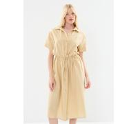 Vêtements Tommy Hilfiger Linen Ss Midi Shirt WW0WW41911 pour Accessoires 34 Beige