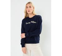 Vêtements Tommy Hilfiger Mdrn Reg Script Swea WW0WW42615 pour XS Bleu