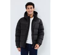 Tommy Hilfiger Doudoune Homme Mix Down Hooded Puffer Jacket avec Capuche, Noir (Black), XL