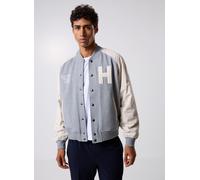 Vêtements Tommy Hilfiger MIX MEDIA VARSITY BO MW0MW39684P01 pour Homme M Gris