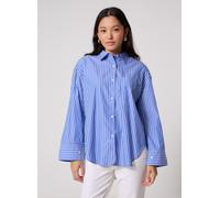 Vêtements Tommy Hilfiger Modern Poplin Blue Str Shirt Ls pour Femme 34 Bleu