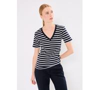 Vêtements Tommy Hilfiger New Slim Cody V-Neck WW0WW40584 pour Femme M Bleu