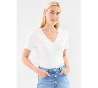 Tommy Hilfiger Slim Cody Short Sleeve V Neck T-shirt Blanc S Femme