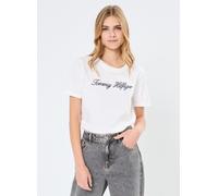 Vêtements Tommy Hilfiger Nos Script Regular C WW0WW43459 pour Accessoires L Blanc