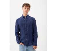 Vêtements Tommy Hilfiger Pigment Dyed Li Soli pour Homme M Bleu