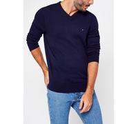 Vêtements Tommy Hilfiger Pima Org Ctn Cashmere V Neck pour Homme M Bleu