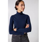 Vêtements Tommy Hilfiger Slim 5X2 Rib Roll-Nk WW0WW39826 pour Accessoires XS Bleu