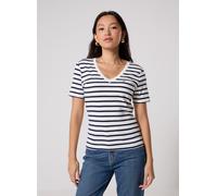 Vêtements Tommy Hilfiger Slim Cody V-Nk Ss pour Femme XS Bleu