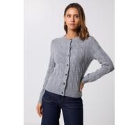 Vêtements Tommy Hilfiger Soft Wool Cable C-Nk WW0WW47463 pour Femme M Gris