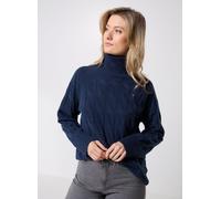 Vêtements Tommy Hilfiger Soft Wool Cable Roll WW0WW46791 pour Femme XL Bleu
