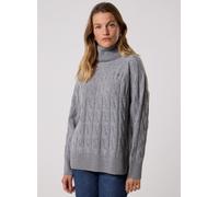 Vêtements Tommy Hilfiger Soft Wool Cable Roll WW0WW46791 pour M Gris