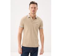 Tommy Hilfiger Tipped Slim Fit Short Sleeve Polo Beige M Homme