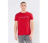 Vêtements Tommy Hilfiger Tommy Logo Tee pour Homme S Rouge