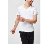 Tommy Jeans T-shirt homme TJM Original Jersey V-Neck manches courtes Blanc M