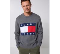 Vêtements Tommy Jeans Tjm Reg Melange Flag DM0DM22105 pour Homme XL Gris