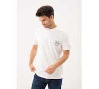 Tommy Hilfiger - Reg Sign Flag - Homme - Tops - Blanc - Taille: XL