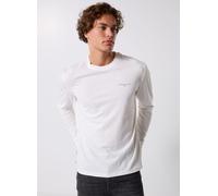 Tommy Jeans T-shirt homme TJM SLIM CHEST LINEA manches longues Blanc XL