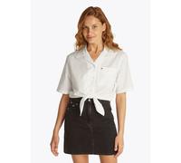 Vêtements Tommy Jeans Tjw Crp Linen Ss Shi DW0DW20286 pour Femme XS Blanc