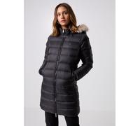Vêtements Tommy Jeans Tjw Essential Hooded DW0DW18864 pour Accessoires XS Noir
