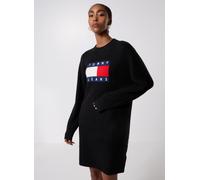 Vêtements Tommy Jeans Tjw Flag Sweater Dre DW0DW21462 pour Accessoires L Marron