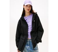 Vêtements Tommy Jeans TJW MIDI HOODED WIND pour Accessoires L Noir