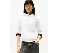 Tommy Jeans Sweat à capuche Reg S Flag Regular Fit Blanc XL Femme