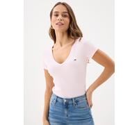 Vêtements Tommy Jeans Tjw Slim Essential R DW0DW17385TOG pour Femme L Rose