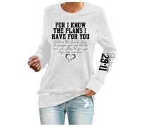 Vêtements Tricot pour Femmes Bricolage avec Votre Photo et Votre Texte Personnalisé Doudounes D'hiver de Marque, Blanc, 3XL