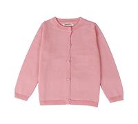 Vêtements tricotés colorés pour tout-petits - Pull en tricot solide - Manteau - Hauts - Sac à dos pour enfants, Rose, 12-18 mois