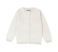 Vêtements tricotés colorés pour tout-petits - Pull en tricot solide - Manteau - Hauts - Sac à dos pour enfants, Blanc., 6-7 ans