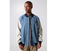 Vêtements Vans Denim Baseball Jacket STONEWASH/BLUE VN0 pour XL Bleu