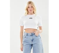 Vêtements Vans Flying V Crew Crop II White pour Femme S Blanc