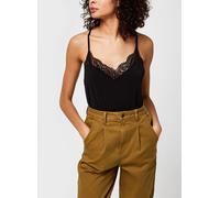 Vêtements Vero Moda Vmana SL Lace Top Ga Noos pour Accessoires L Noir