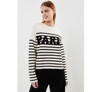 Vêtements Vero Moda Vmaria Paris Ls O-Neck Pullover Ga pour Femme M Blanc