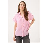 VERO MODA Chemisier 'VMBUMPY' rose / blanc, Taille S