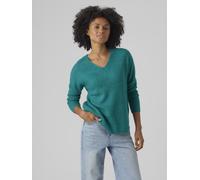 Vêtements Vero Moda Vmcrewlefile Ls V-Neck Blouse Noos pour Accessoires L Vert