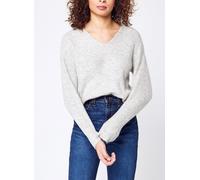 Vêtements Vero Moda Vmcrewlefile Ls V-Neck Blouse Noos pour Accessoires S Gris