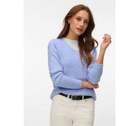 Vêtements Vero Moda Vmcrewlefile Ls V-Neck Blouse Noos pour Femme L Bleu